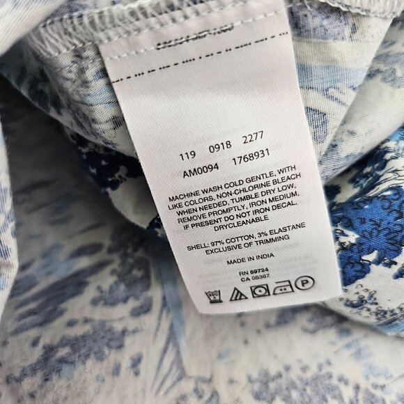 Columbia Men’s Sailboat Lighthouse Print Button Up Short Sleeve Shirt Sz Medium - Picture 10 of 15